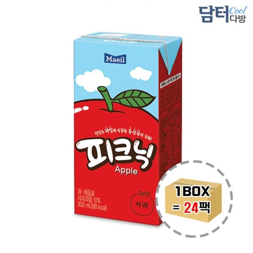 눈부신 맛 피크닉 사과 200ml (24팩)