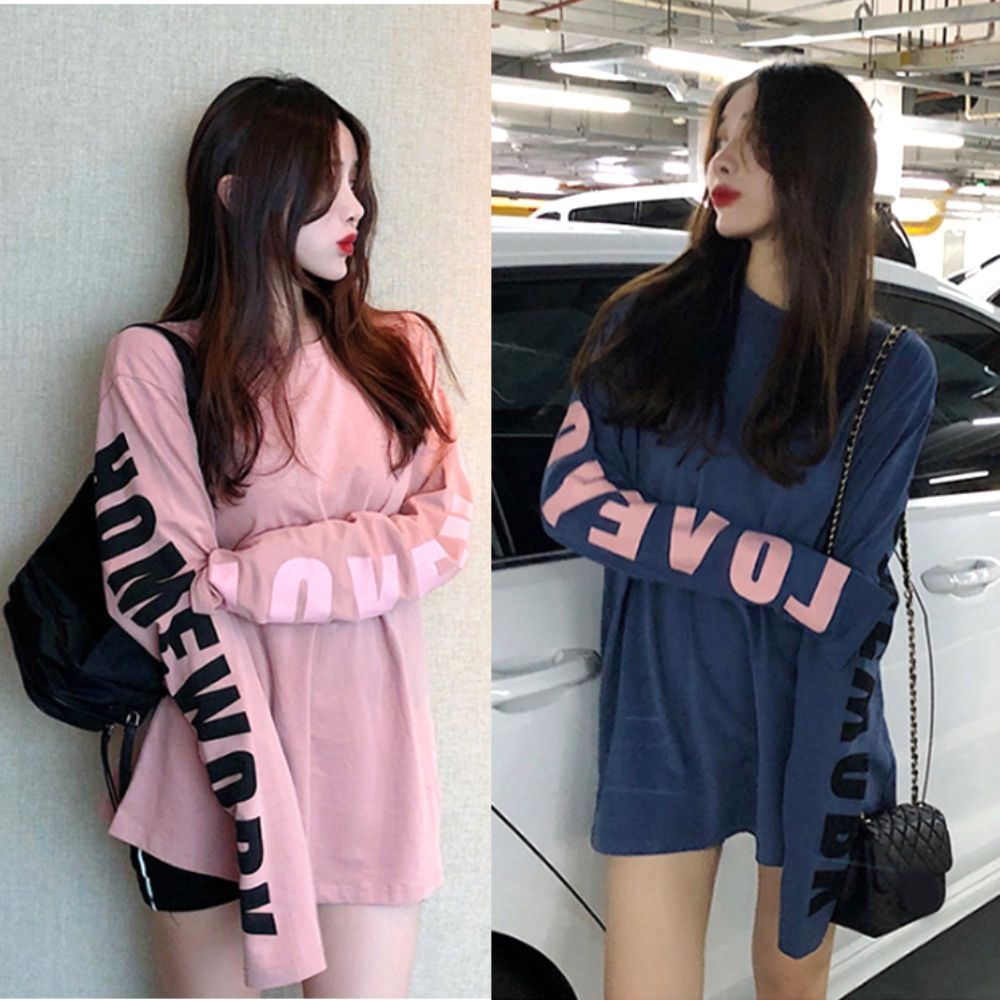 라운드넥 여름 티셔츠 세미크롭 쭈리 원피스티