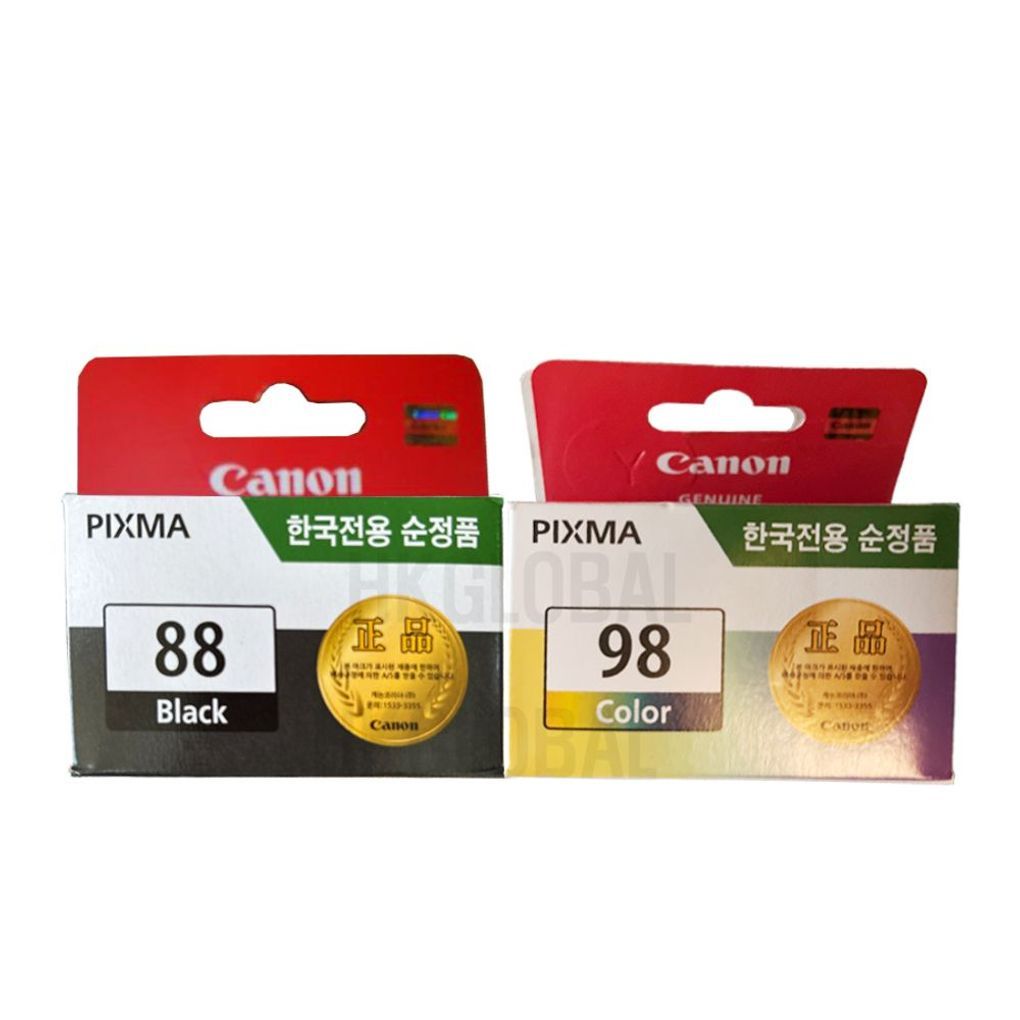 캐논 Pixma E500 프린터 정품잉크검정_칼라