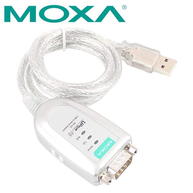 MOXA UPort 1110 USB to RS232 시리얼 컨버터 0.8m