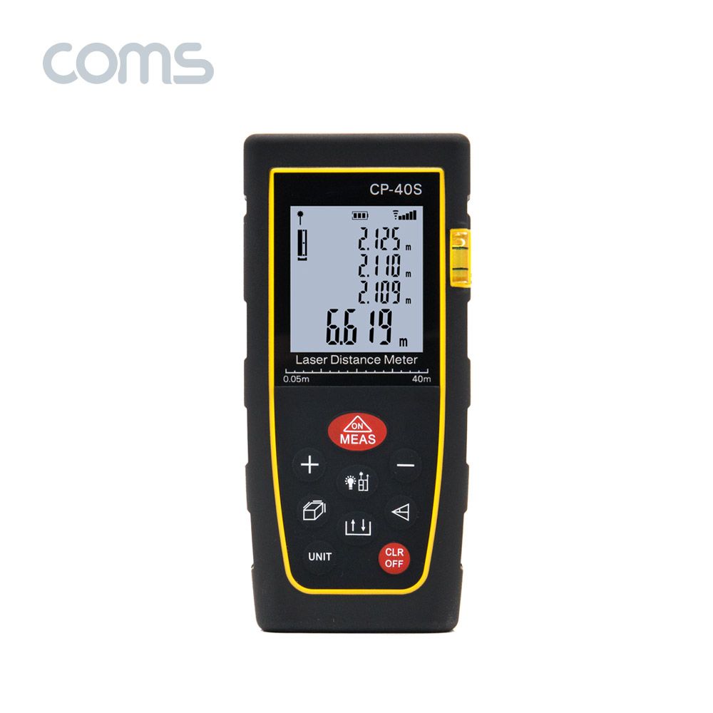 휴대용 레이x 거리 측정기 최장 40m 거리 면적 부피