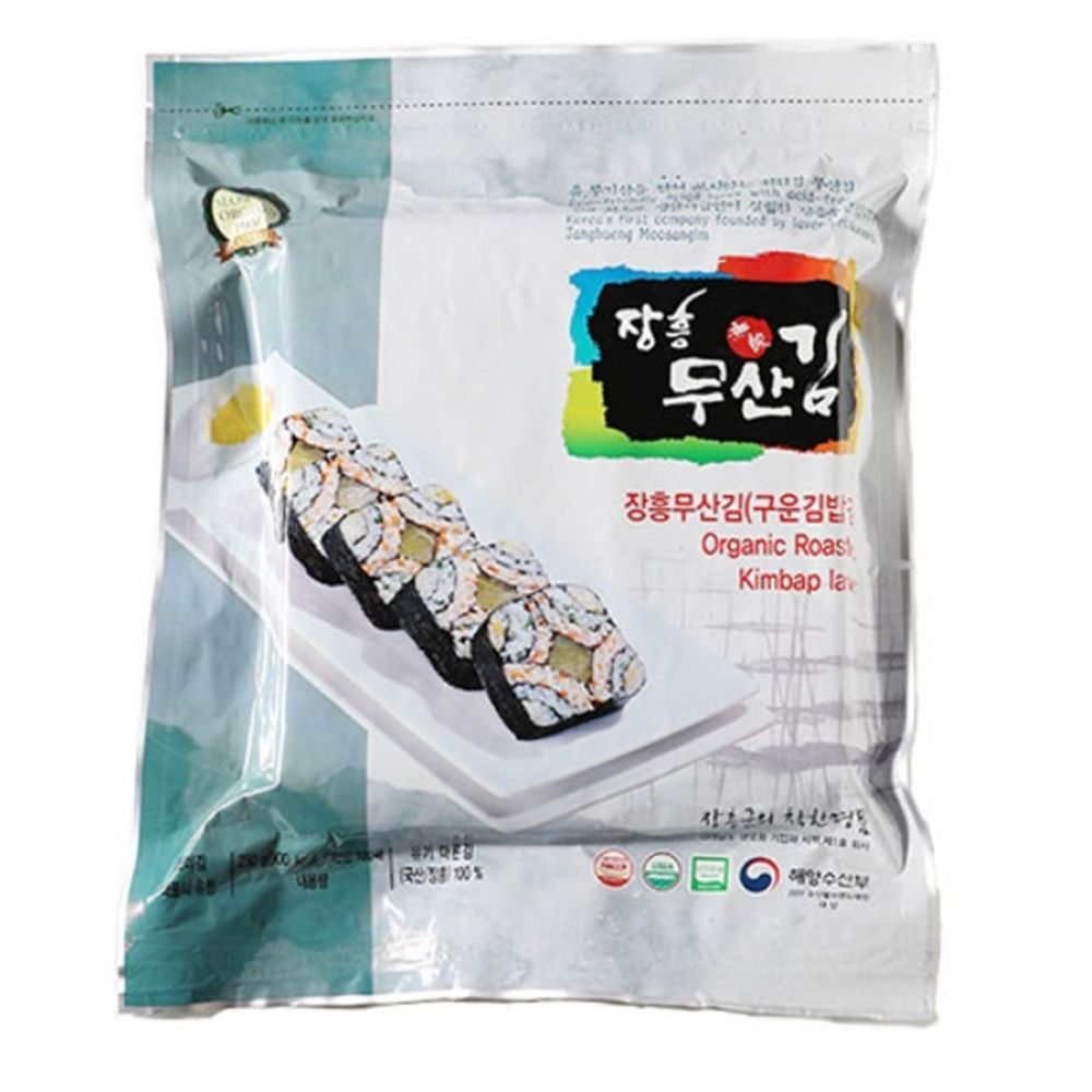 장흥무산김 구운김밥김 전장100매 1봉 착한김