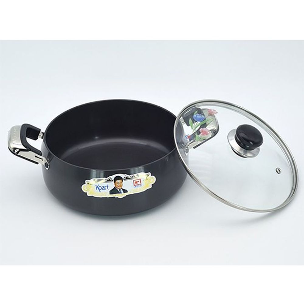 코아트 냄비 가정 업소 찌게 알루미늄 양수 냄비 22cm