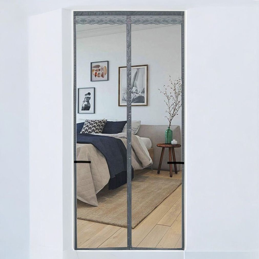 게더릭 심플 문 모기장 (90x210cm) (그레이)