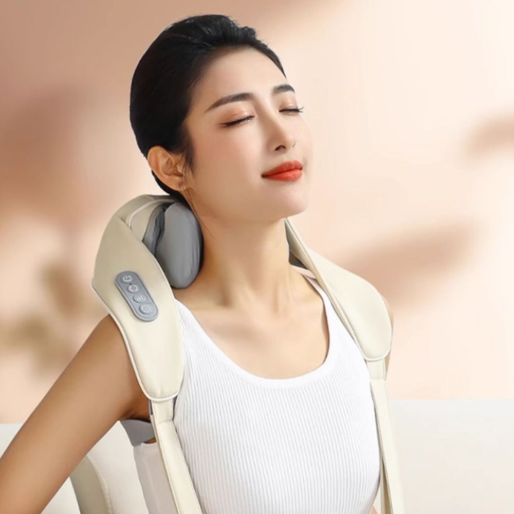 휴대용 온열 마사지기 목 어깨 다리 애프터