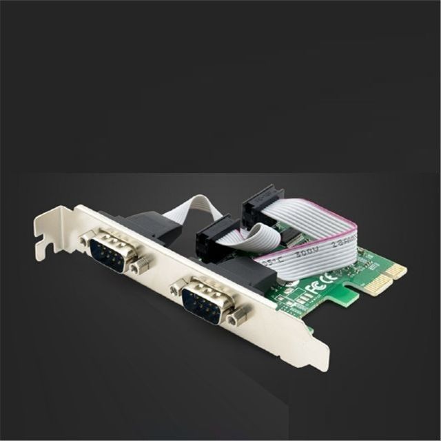 시리얼 카드 PCI Express 2포트 RS232 DB9 멀티