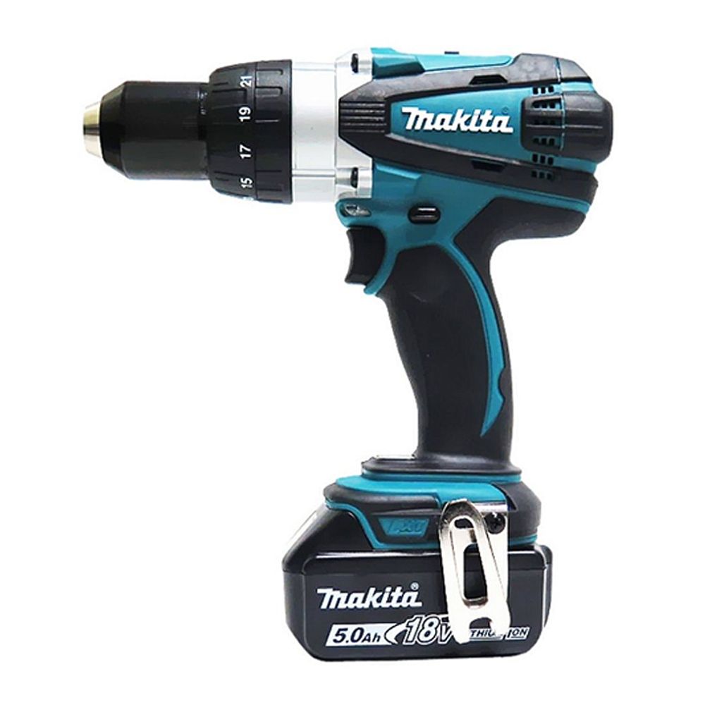 MAKITA 충전함마드릴_DHP458RTE 18V/5.0Ah 91/58N/m