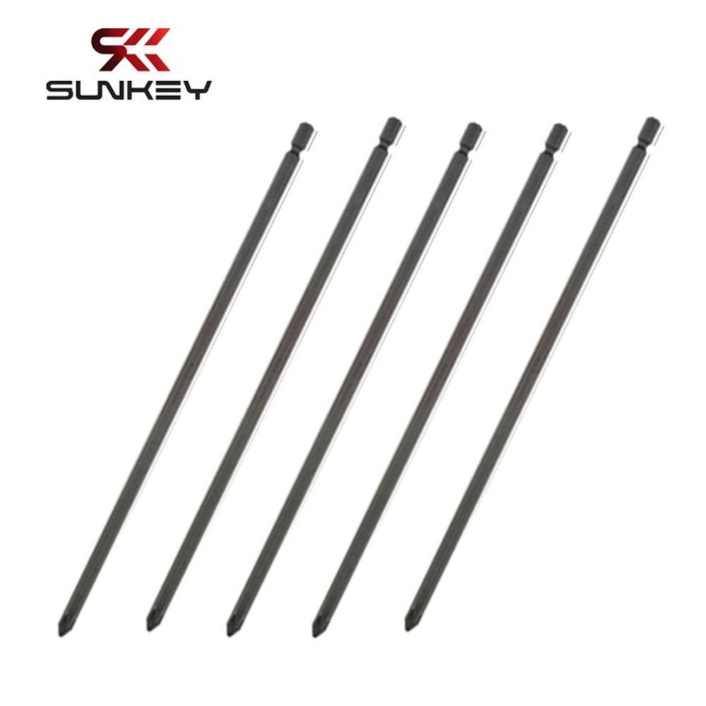 십자 임팩 육각 +PH2x6.35 250mm 단면비트 5pcs