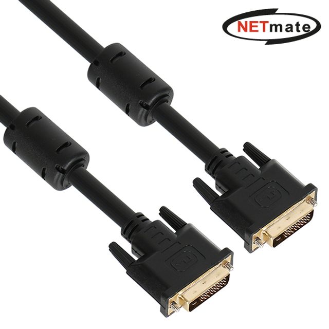 넷메이트 NMC-DD150Z DVI-D 듀얼 케이블 15m 블랙