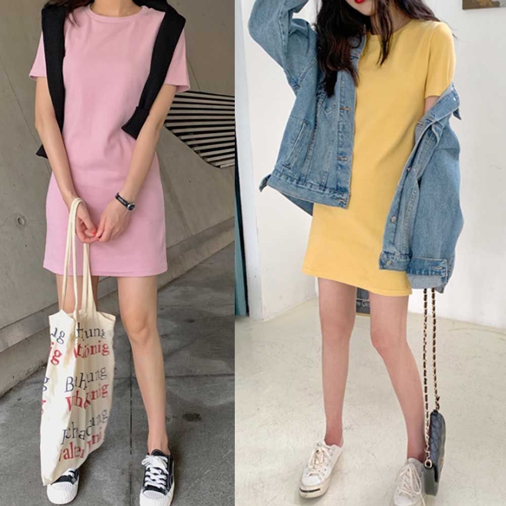 여성 데일리 캐주얼 휴야야지 스타일 원피스 봄
