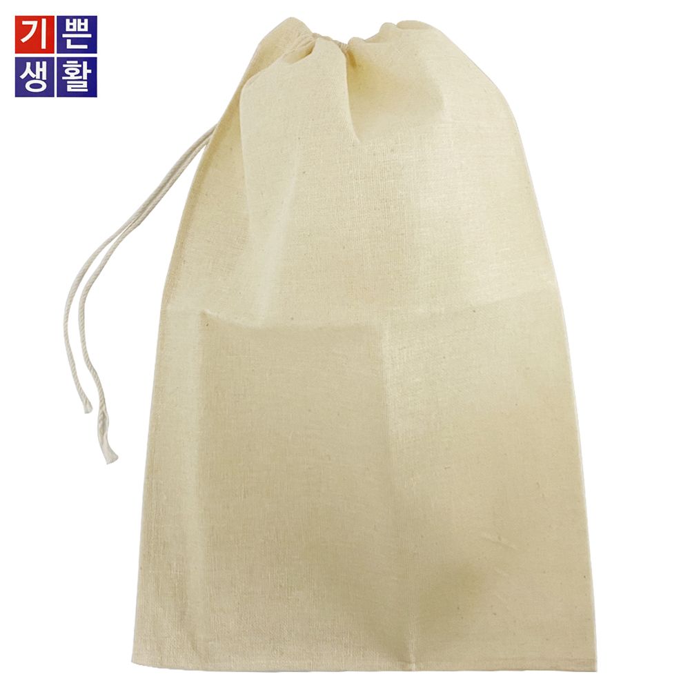 국산 천연 삼베주머니(특대)36x53cm 면보 거름망 육수망