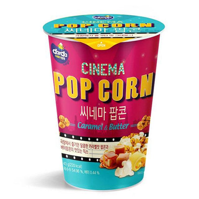 다르다 씨네마 팝콘 L컵 43g 12개입