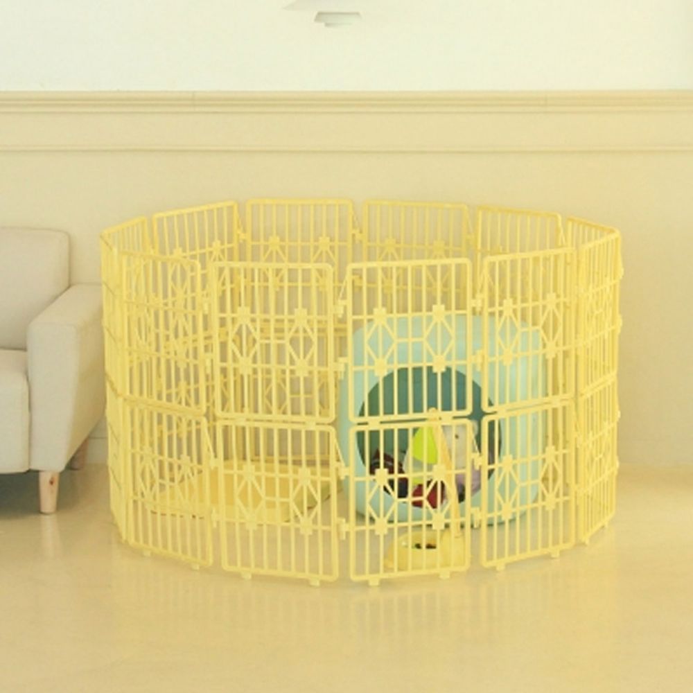 반려견 소형 울타리 일상 24개입 1P 아이보리 분리 펜