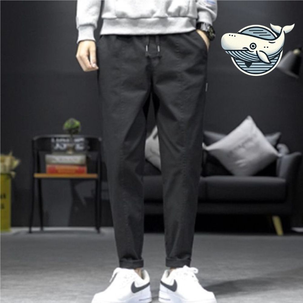 편안한 남성 여름 크롭 팬츠 밴딩 바지 3색