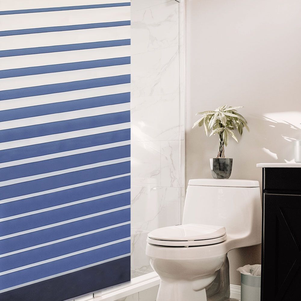 스트라이프 방수커튼 샤워 커튼 가림막 욕실커튼 소 욕조커튼