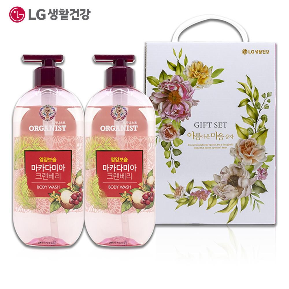 오가니스트 마카다미아 바디워시 500ml(2) 선물 명절