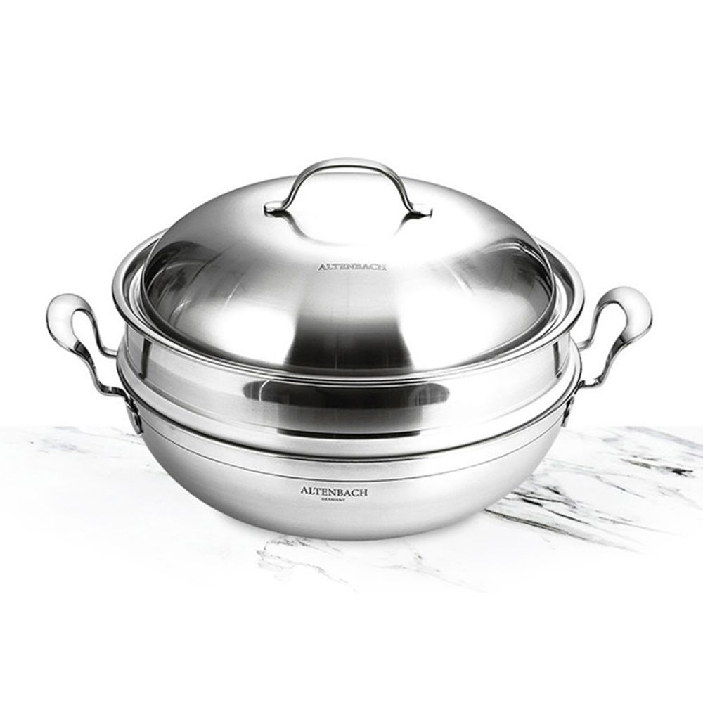 알텐바흐 IH 통5중 하이돔 멀티웍 30cm 1P 대형 찜기