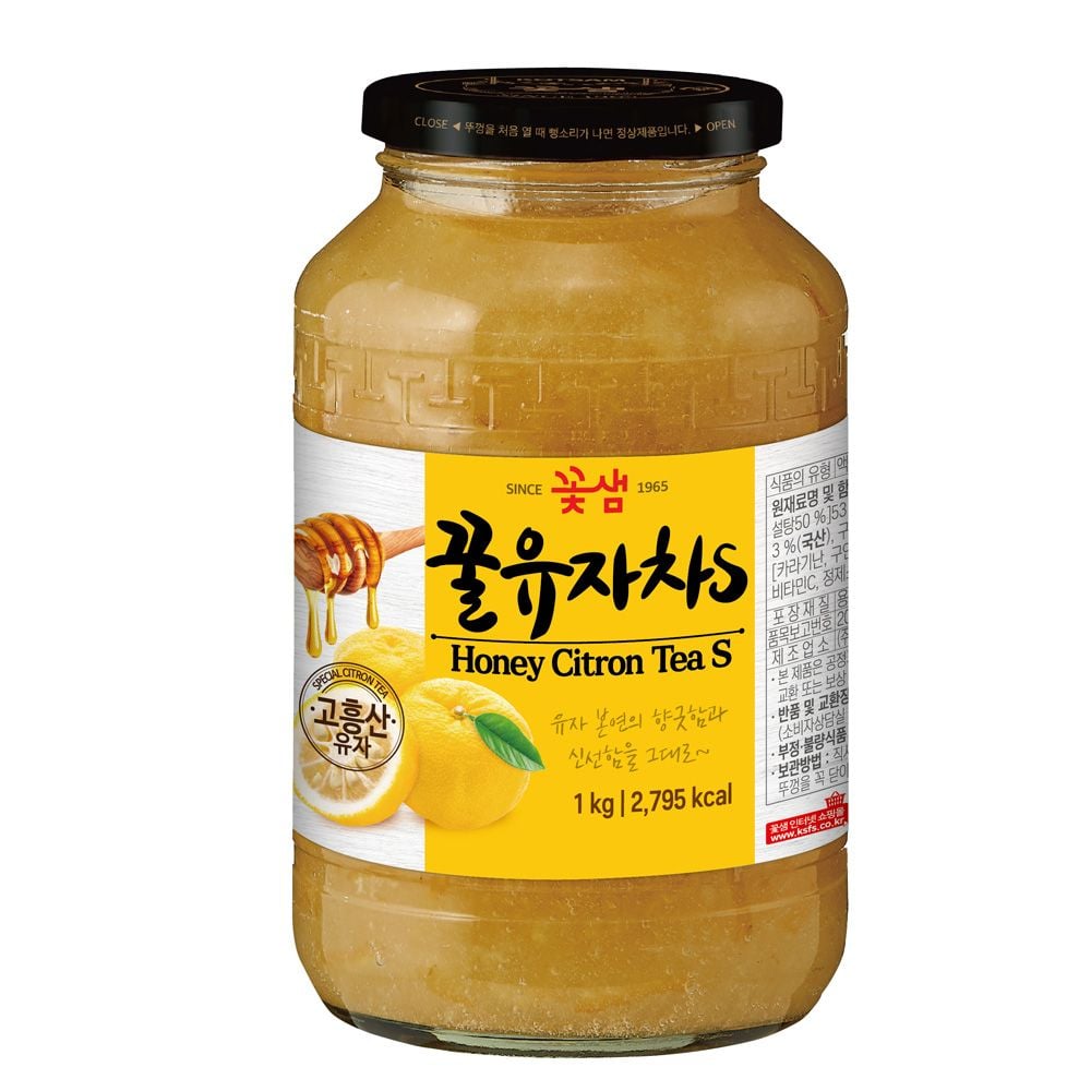 꽃샘 꿀유자차S 1kg