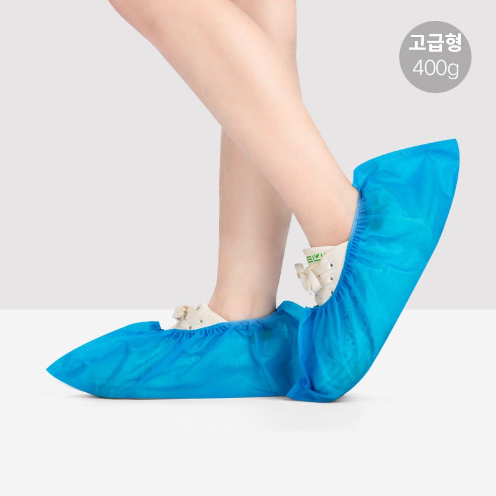 작업용덧신 고급형 두꺼운 일회용덧신 100매 신발덮개