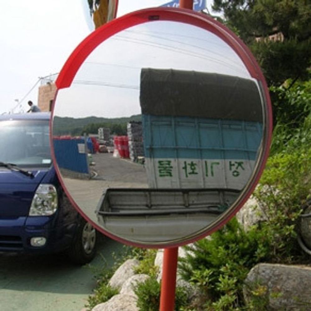 도로 반사경 스텐 거울 안전 코너 거울 원형 1000mm