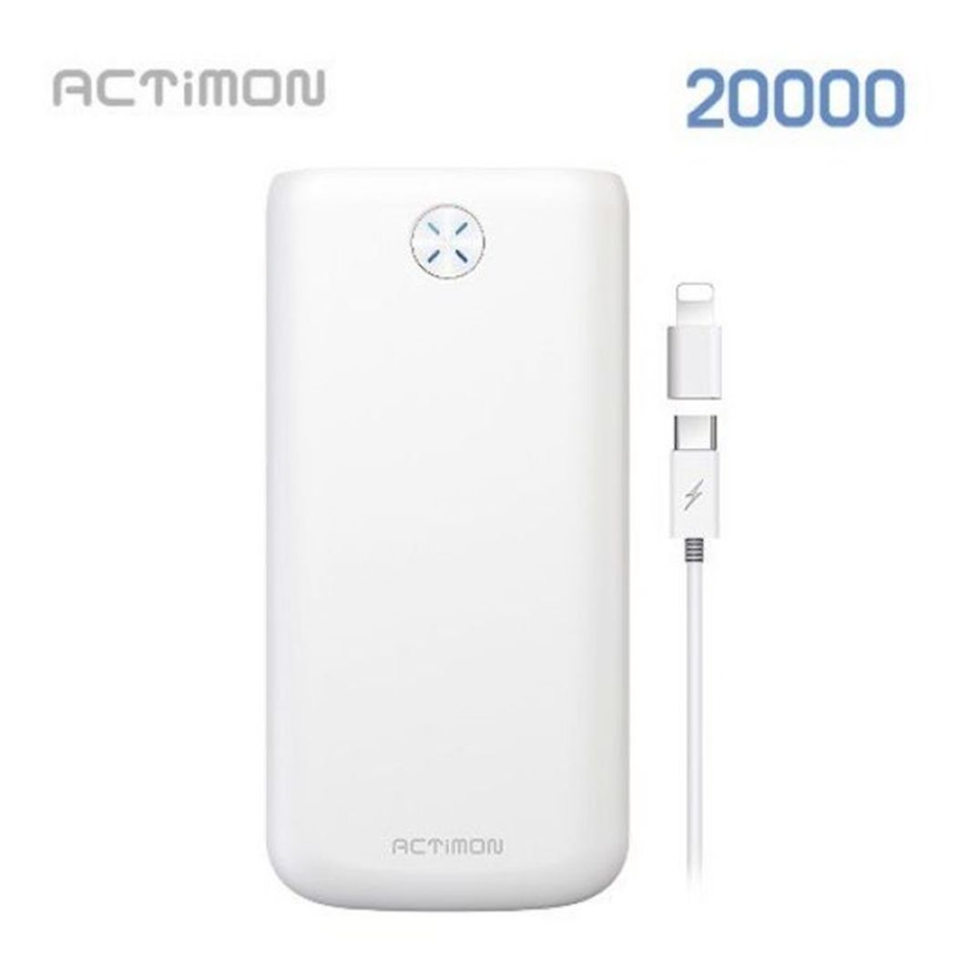 충전변환젠더 보조배터리 20000mAh C타입 케이블