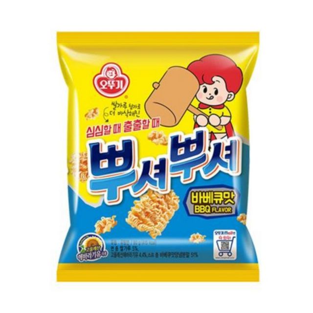 오뚜기 뿌셔뿌셔 바베큐맛(90gx24개입/Box)