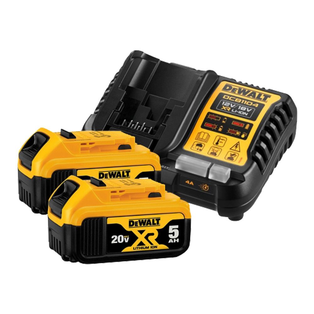 디월트 DCB184P2 스타터키트 20V 5.0AH 콤보 DCB184