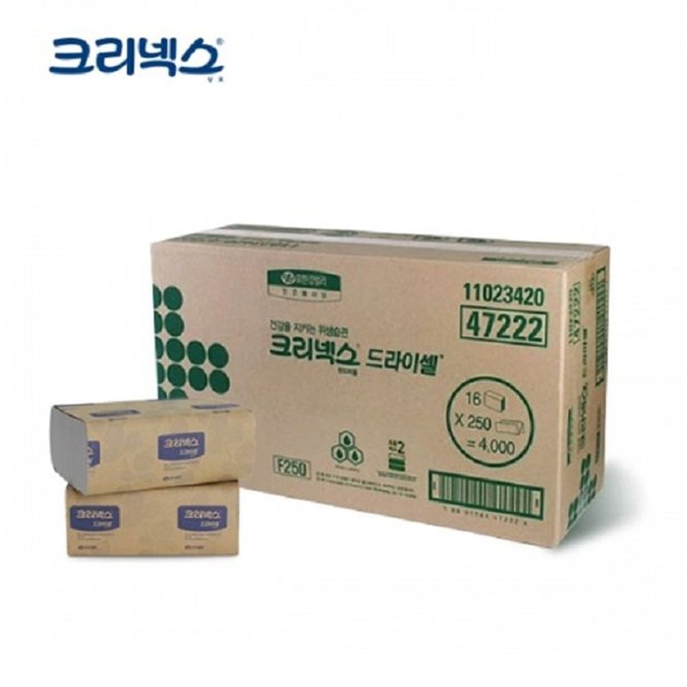 크리넥스 드라이셀 핸드타올 프리미엄 1박스 4000매