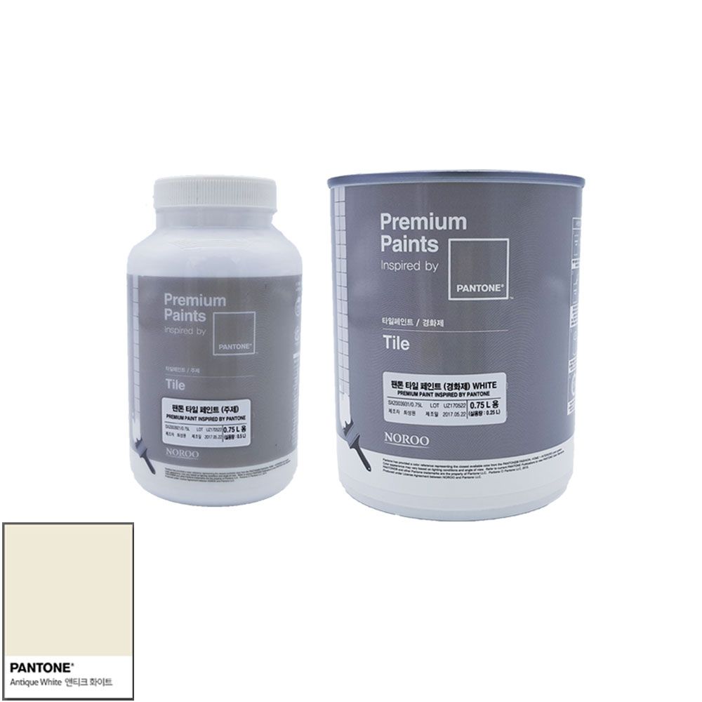 팬톤 프리미엄 타일페인트 750ml 엔티크화이트