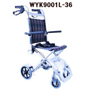 아이티알,NE 탄탄 휠체어 WYK9001L-36 8kg 접이식 소형 보행보조차