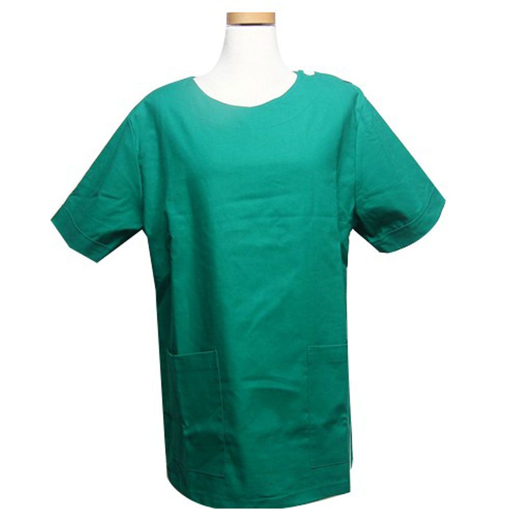 아이티알,NE 대진 수술내의 여자 녹색 병원 수술복 상의 S 소형