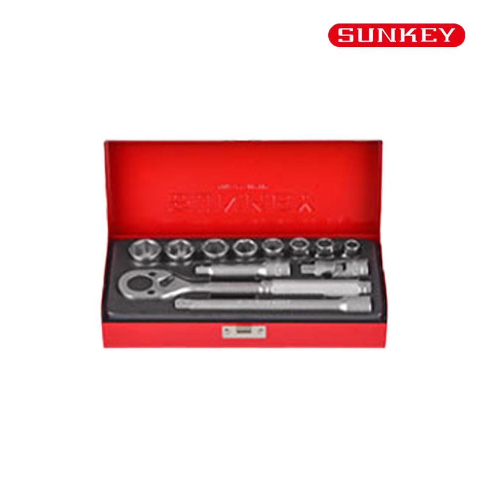 토크렌치 육각 SUNKEY 3/8 72T 소켓 렌치세트 13PCS