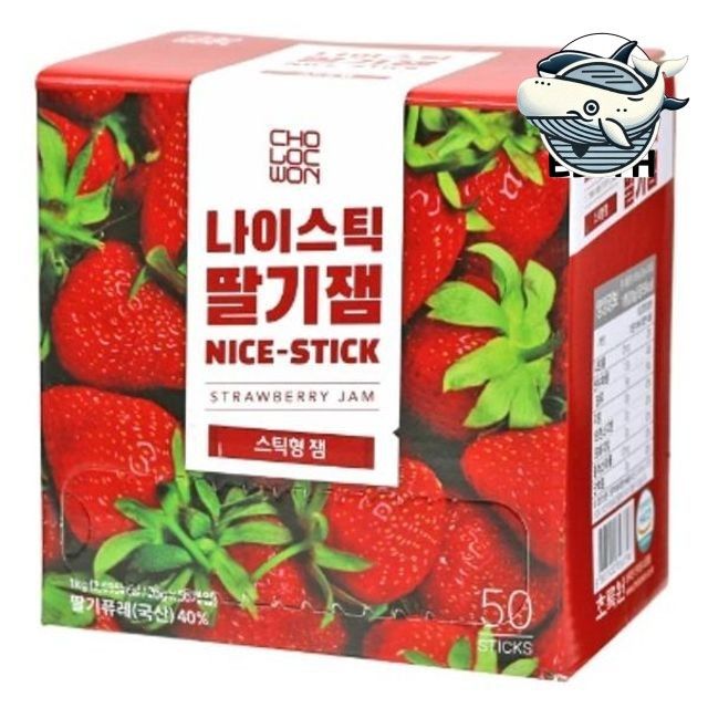 프레쉬 딸기잼 스틱형 포장 편리한 미니 딸기잼