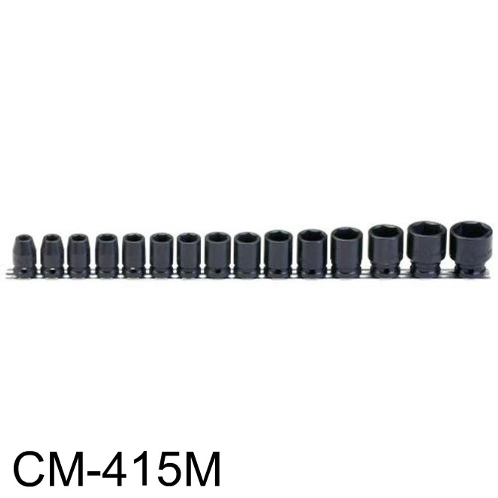 지니어스 임팩트소켓세트 CM-415M(1 2lnchx10-30)15P