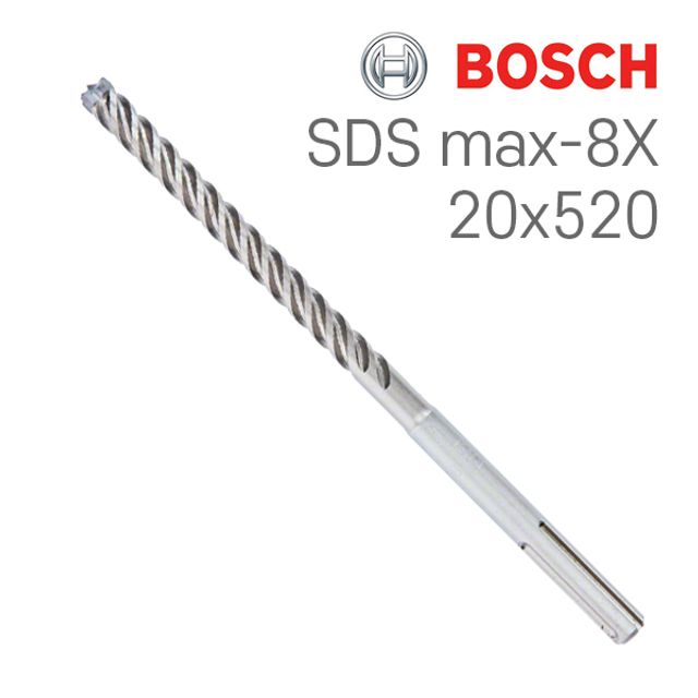 보쉬 SDS max-8X 20x400x520 4날 해머 드릴비트