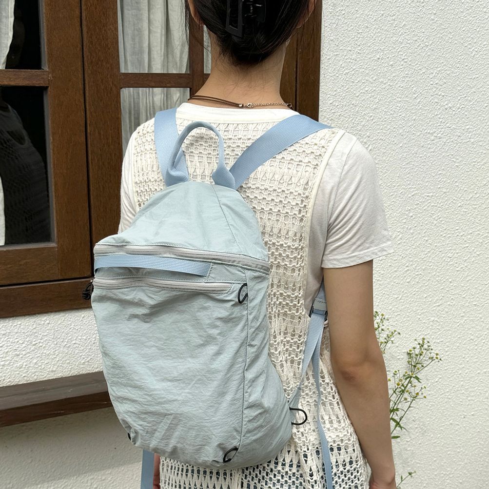 나일론 학생 백팩 데일리 캐주얼 여행 가방