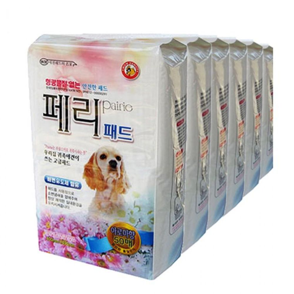 x 패드 페리 위생 용품 (50매 강아지 6개) 배변
