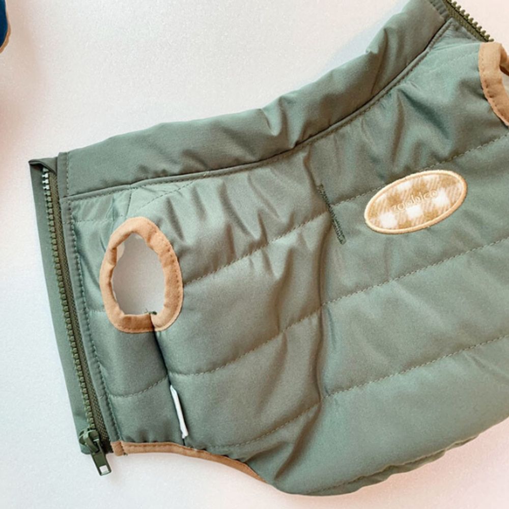 강아지 사이언스 패딩 조끼 2XL 1P 반려견 겨울 자켓