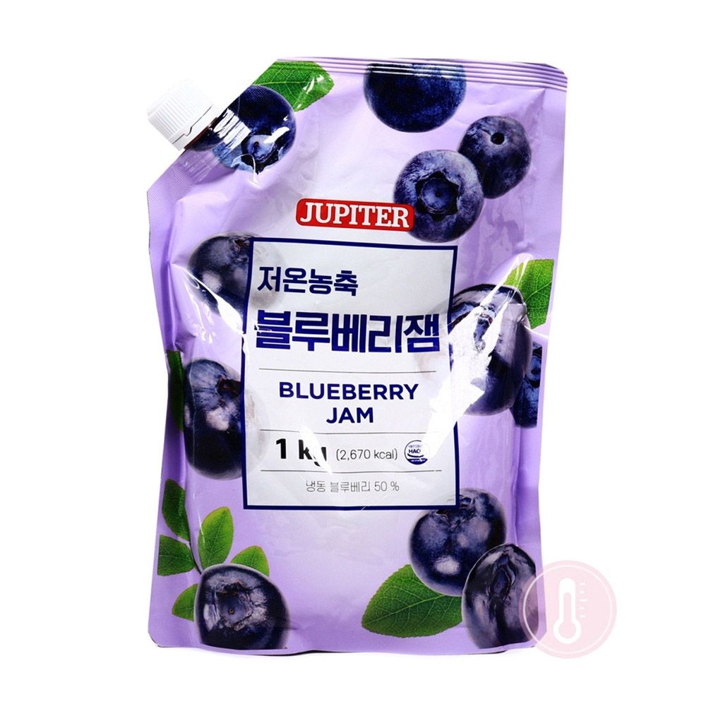 상큼한 낮은온도로 졸인 블루베리쨈 1kg