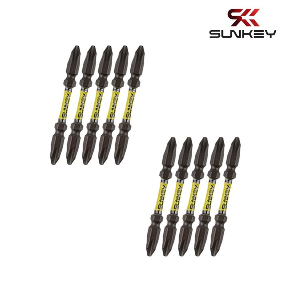 십자 임팩 육각 +PH2x+PH2 65mm 토션비트 10pcs