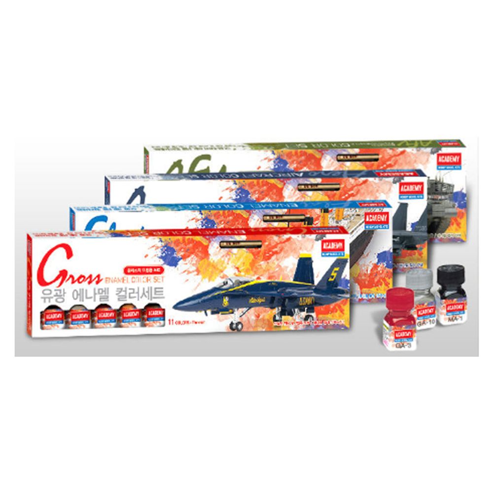 피규어 도색 에나멜 칼라 세트 1P 플라스틱 색칠 도료
