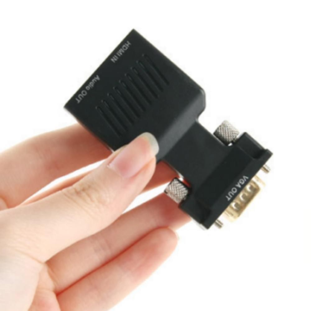 HDMI 컨버터 젠더 타입 to VGA 오디오 변환