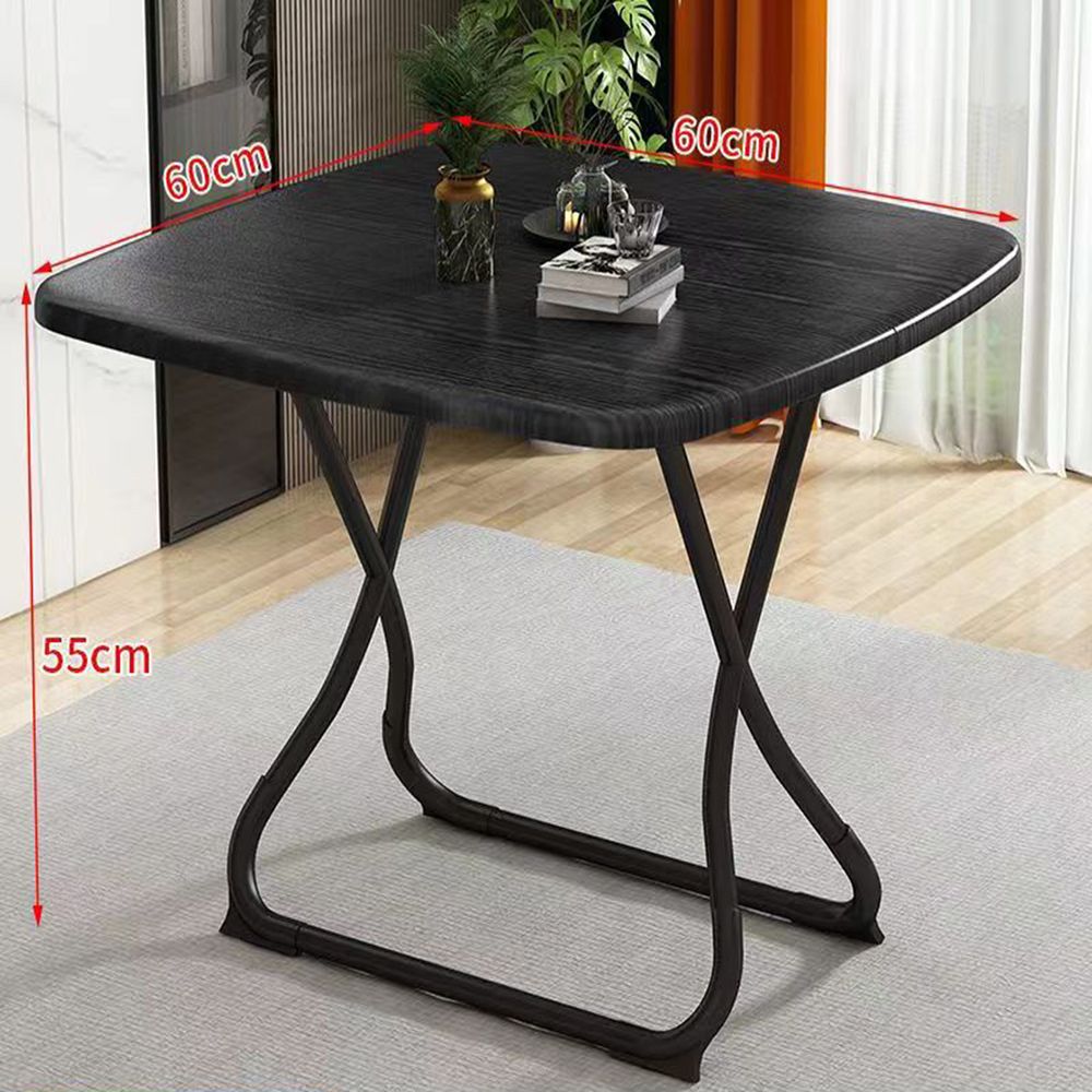 네모 60cm 테이블 접이식 블랙