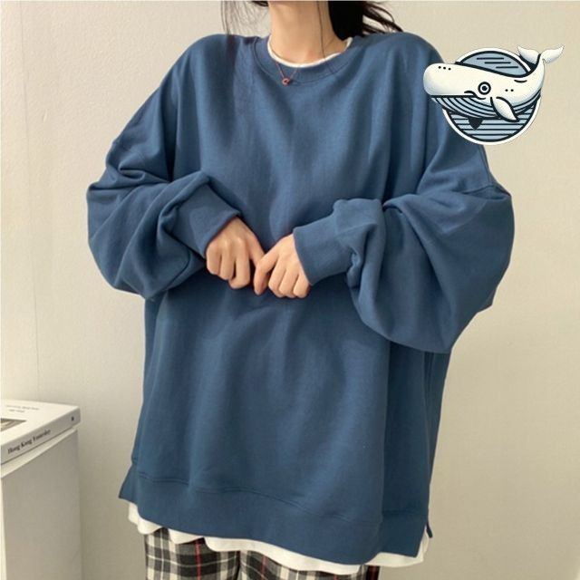 캐주얼 레이어드 긴팔 티셔츠 루즈핏 여름