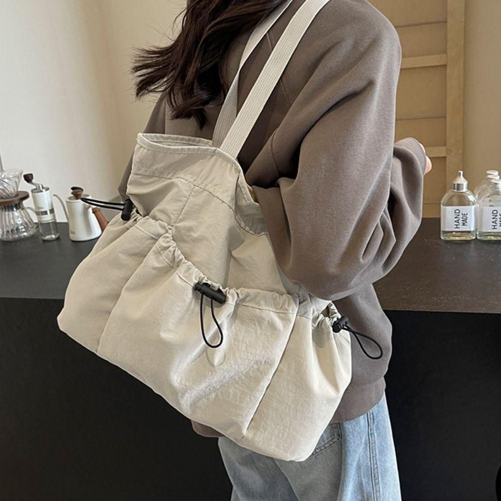아이보리 백 여성 나일론 숄더 여자 가벼운 가방
