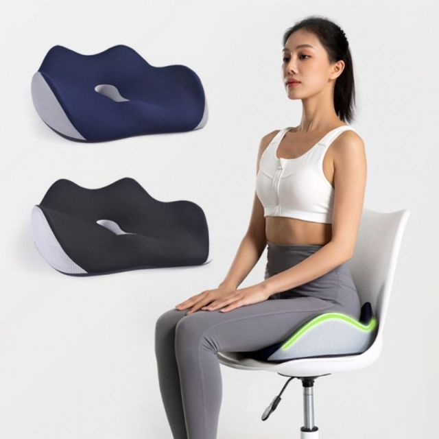 메모리폼 꼬리뼈 방석 엉덩이 밴딩방석