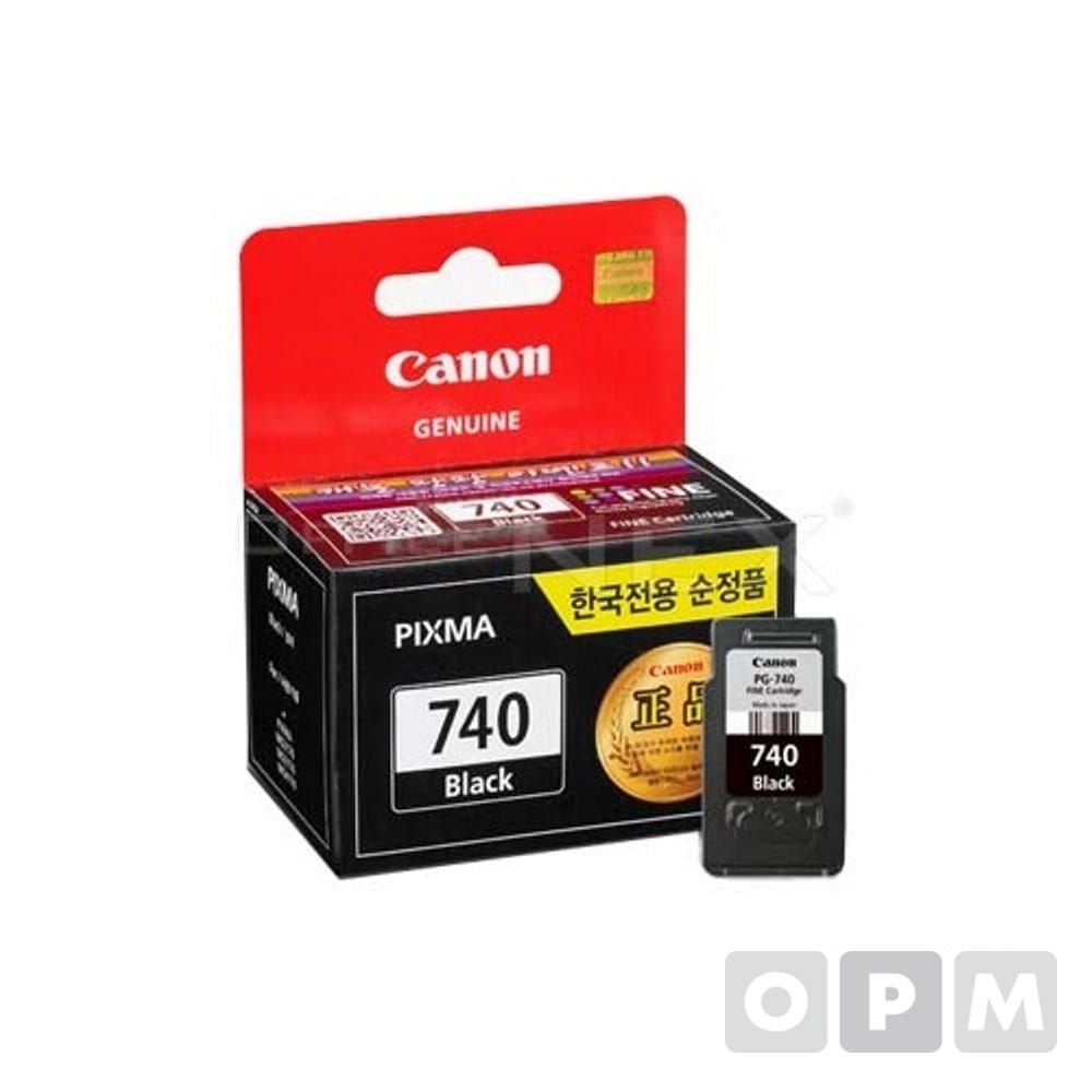 캐논 잉크 PG-740/검정/1EA