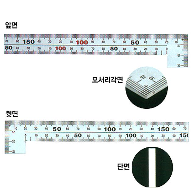직각자- 철공용/스텐JIS 25cmx50cm/폭20mm/두께2.0T