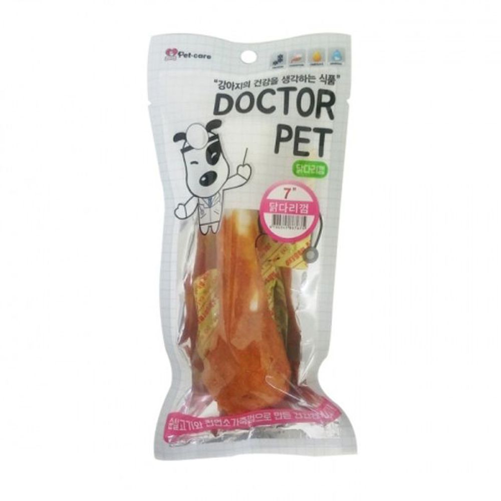 애견껌 닥터펫 닭다리껌 1p 10팩 1타