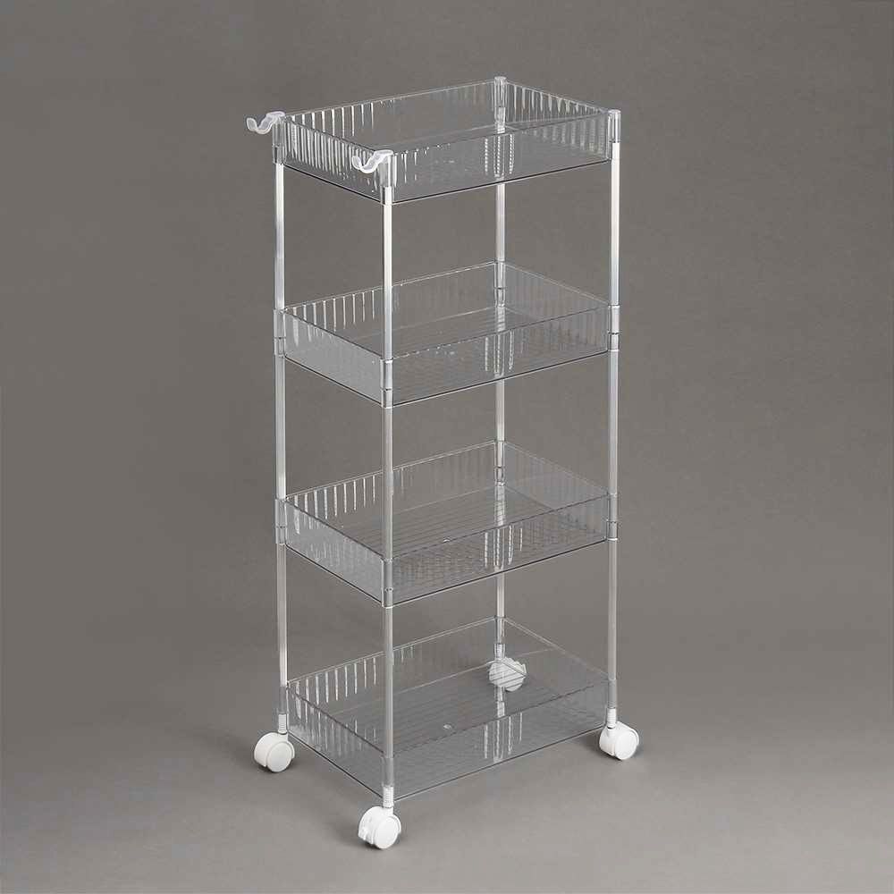거실 틈새 선반 4단 39x27cm 공간 수납 바퀴 걸이